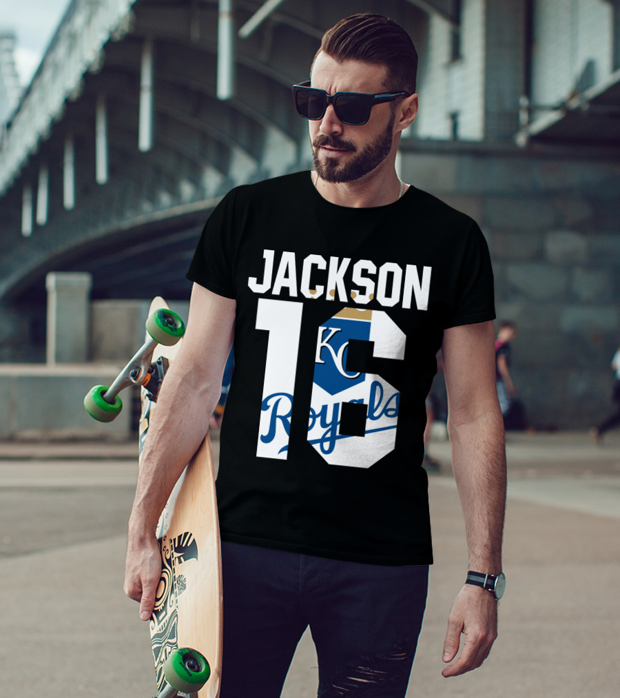 Kansas City Royals Jackson 16 KC T-Shirt