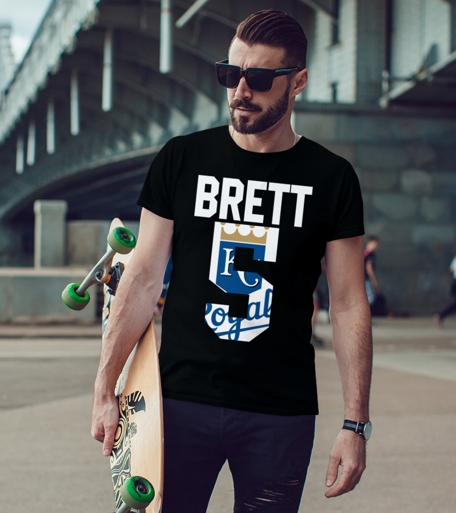 George Brett Kansas City Royals Number 5 KC Royals T-Shirt