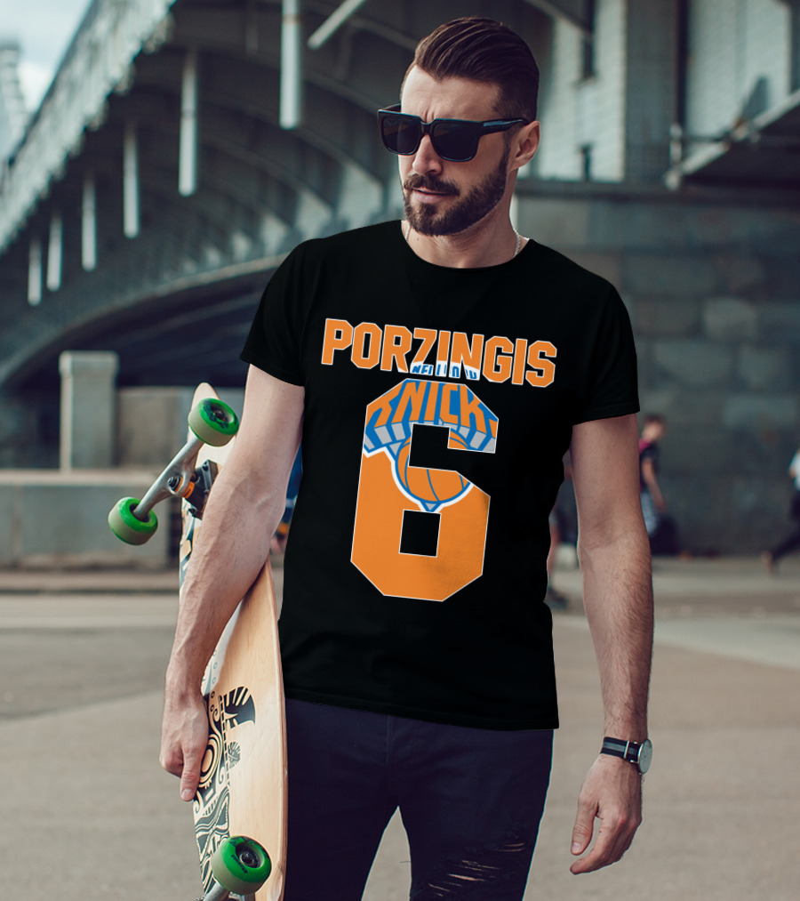 Porzingis New York Knicks Nba T-Shirt