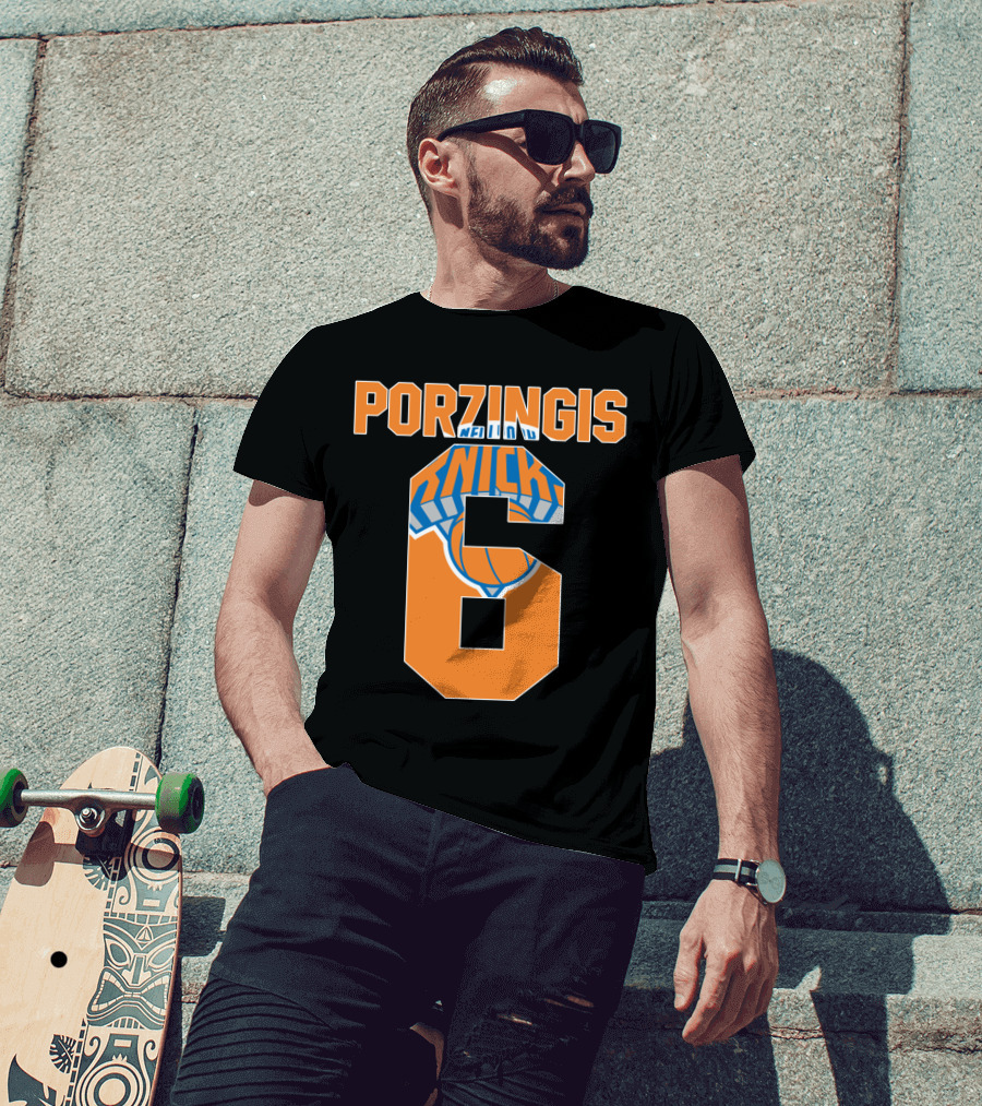 Porzingis New York Knicks Nba T-Shirt