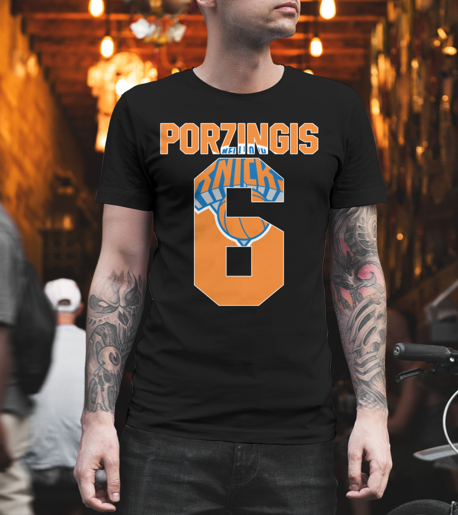 Porzingis New York Knicks Nba T-Shirt