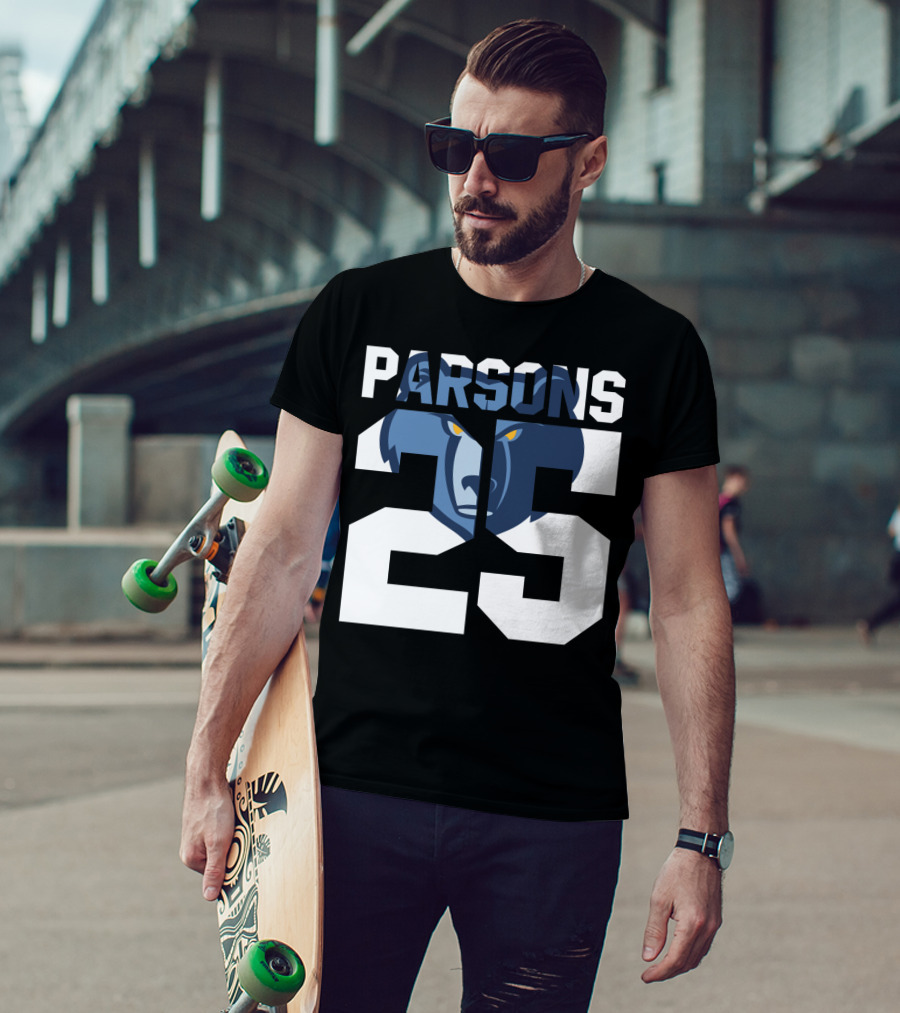 Parsons 25 Memphis Grizzlies Bear T-Shirt