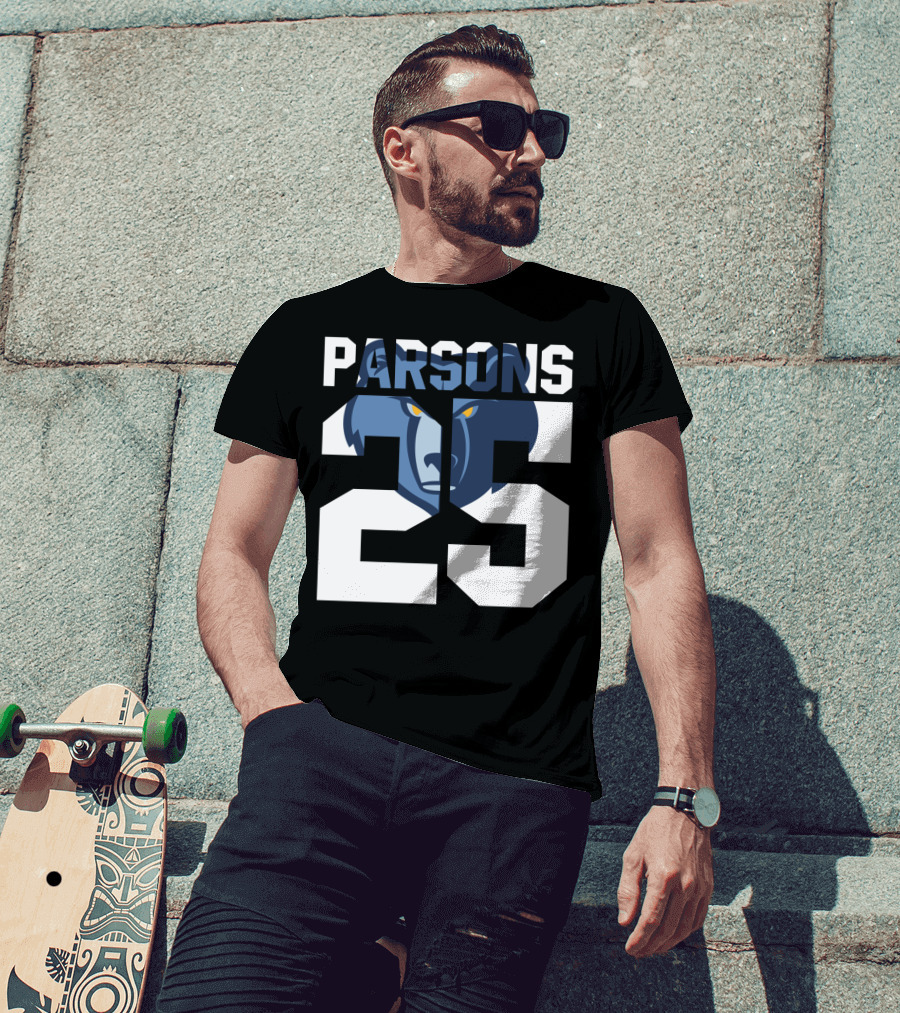 Parsons 25 Memphis Grizzlies Bear T-Shirt