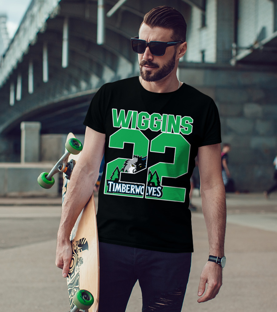Wiggins 22 Minnesota Timberwolves T-Shirt