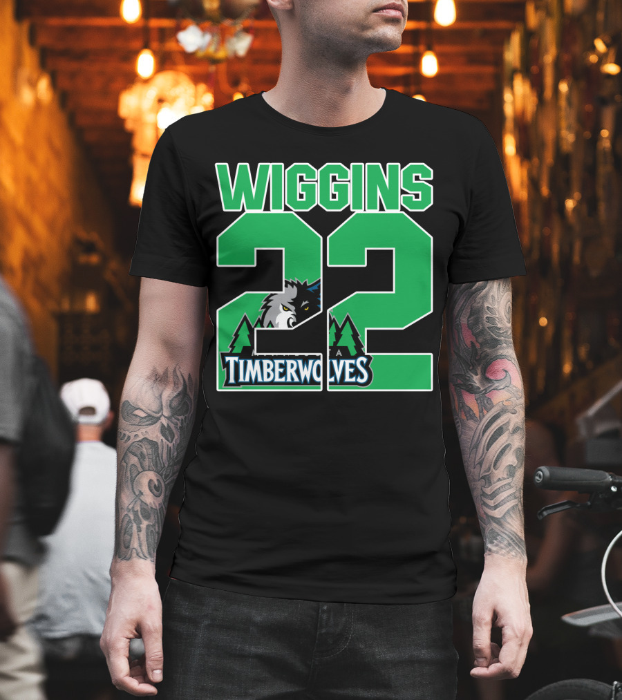 Wiggins 22 Minnesota Timberwolves T-Shirt