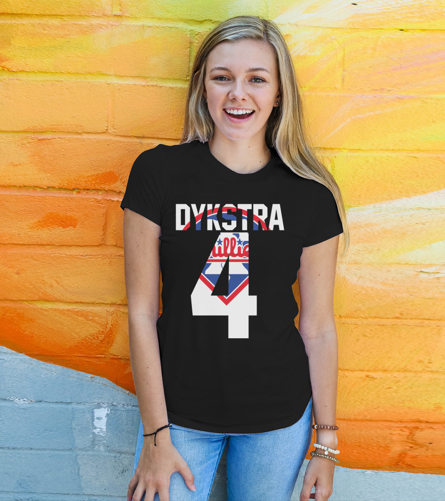 Dykstra 4 Phillies Iconic Philadelphia Baseball Nostalgia T-Shirt