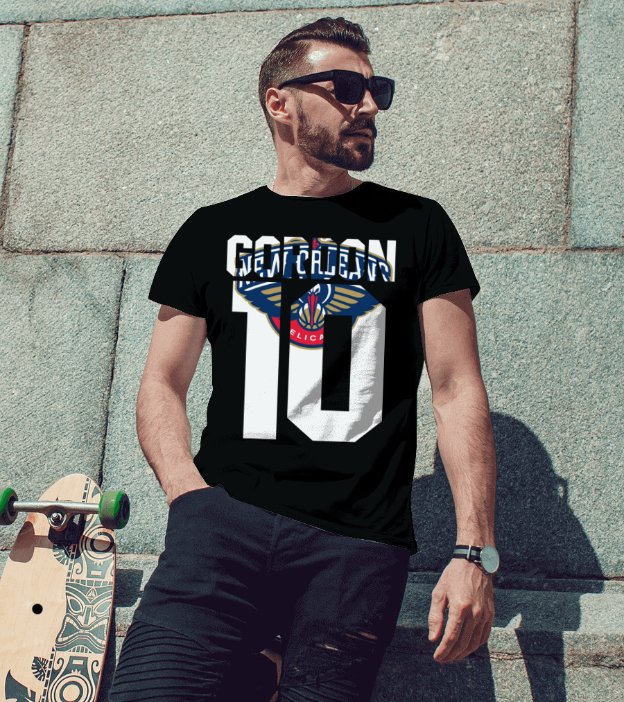 New Orleans Pelicans Eric Gordon 10 Nba Basketball T-Shirt