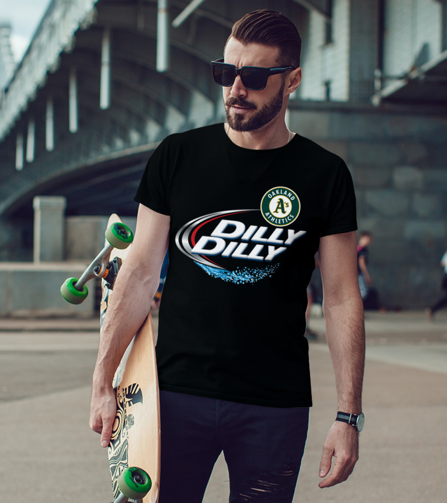 Oakland Athletics Dilly Dilly Fast Splash Logo T-Shirt