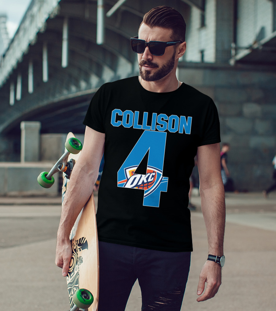Collison 4 Okc Thunder Nba T-Shirt