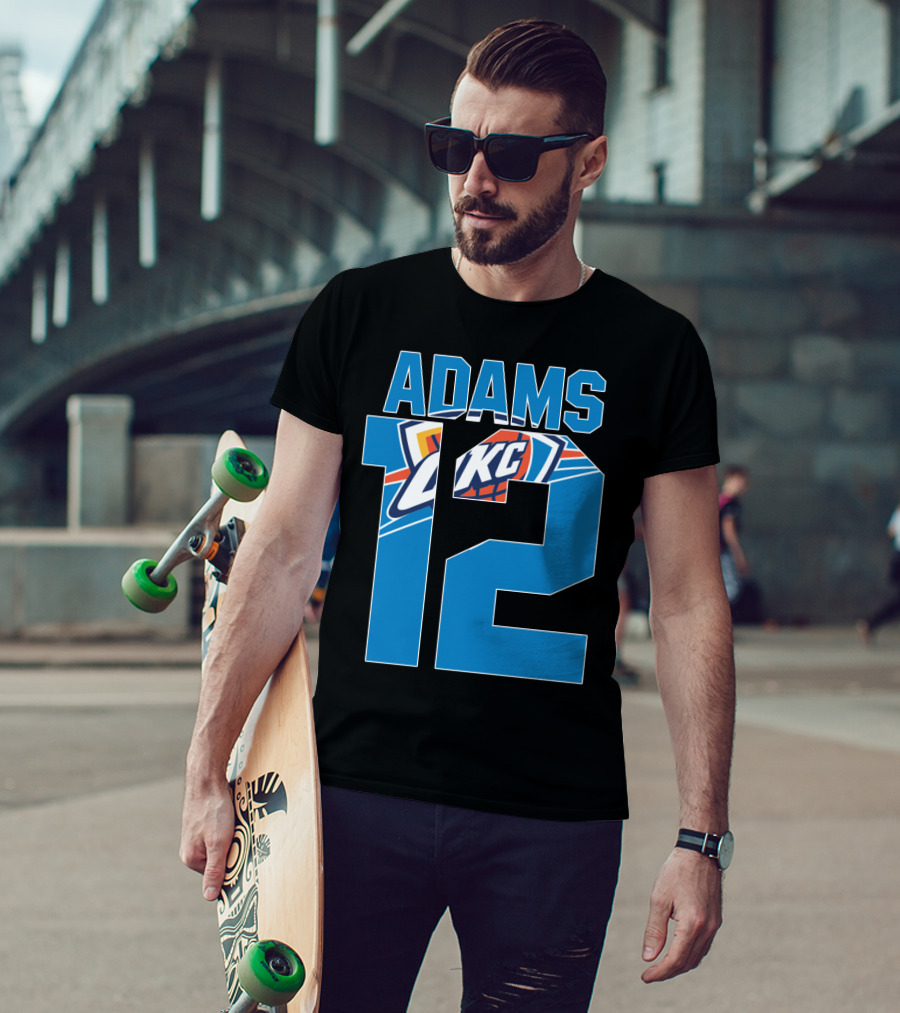 Adams 12 Okc Thunder Nba T-Shirt