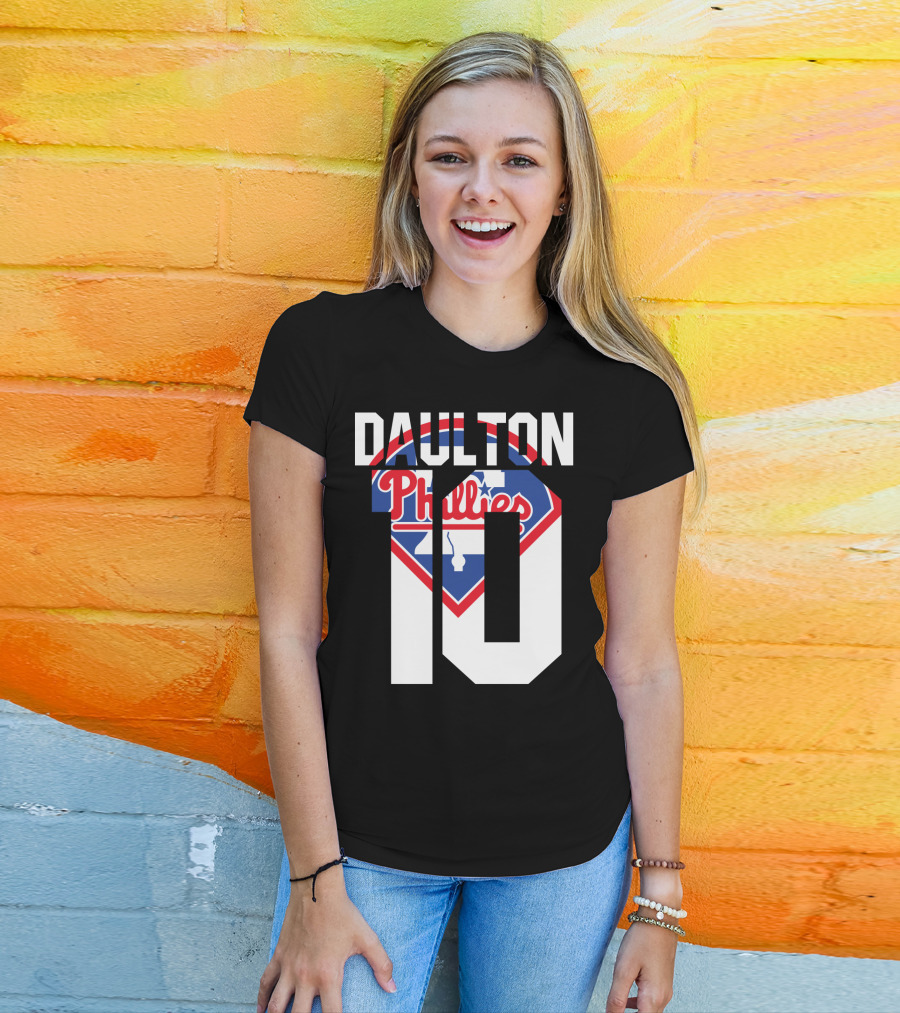 Philadelphia Phillies Daulton 10 Baseball T-Shirt