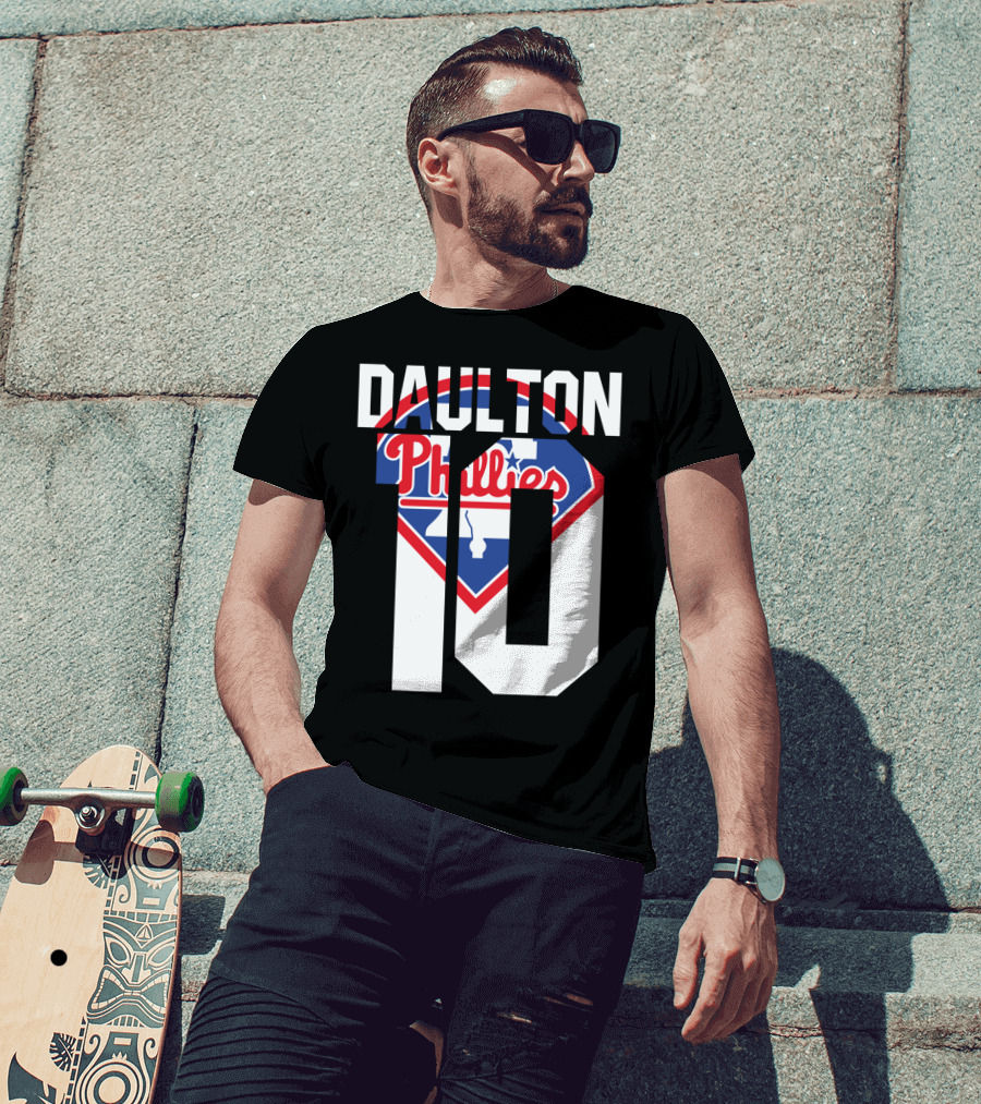 Philadelphia Phillies Daulton 10 Baseball T-Shirt