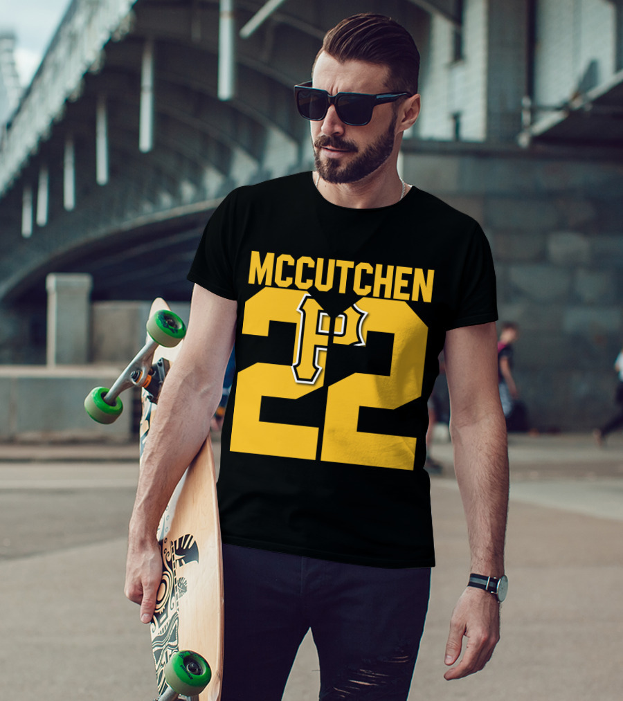 Pittsburgh Pirates Andrew McCutchen 22 Jersey Team Spirit T-Shirt