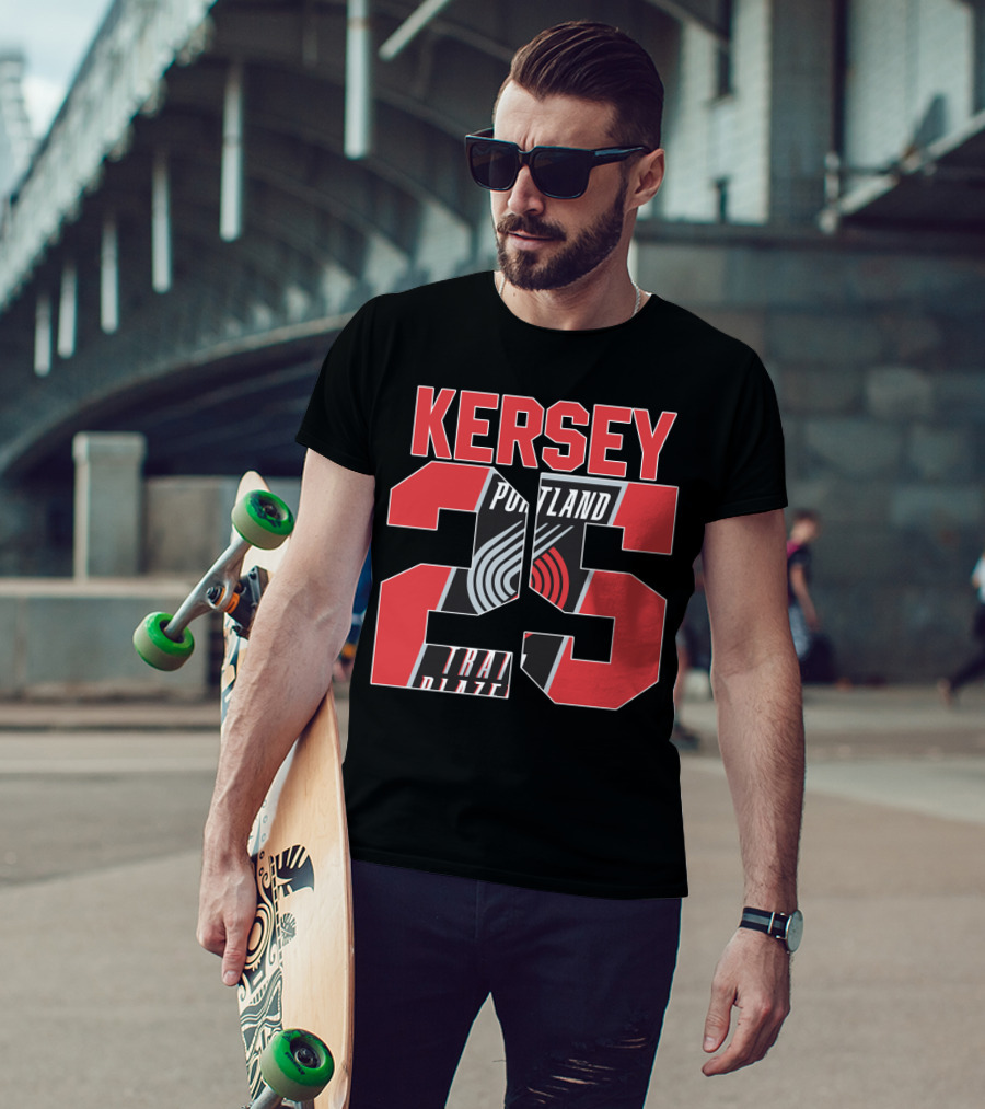 Portland Trail Blazers Kersey 25 Nba Jersey T-Shirt