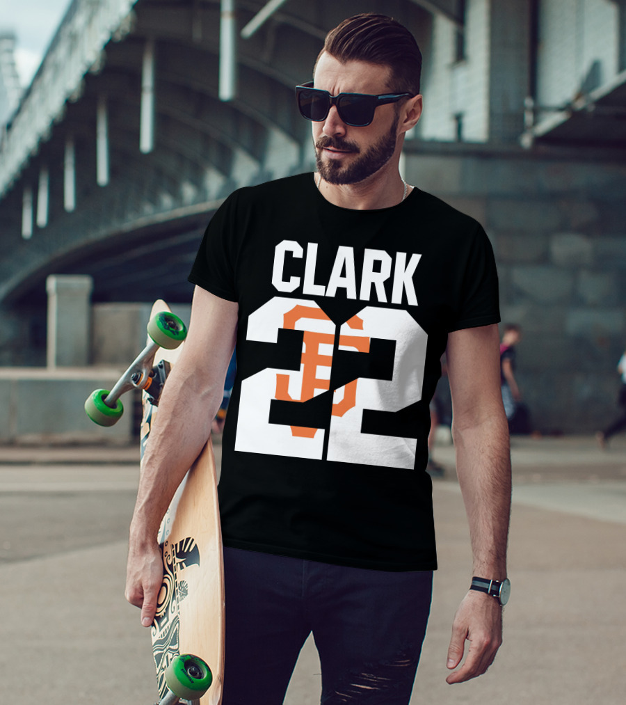 Clark 22 San Francisco Giants 1989 T-Shirt