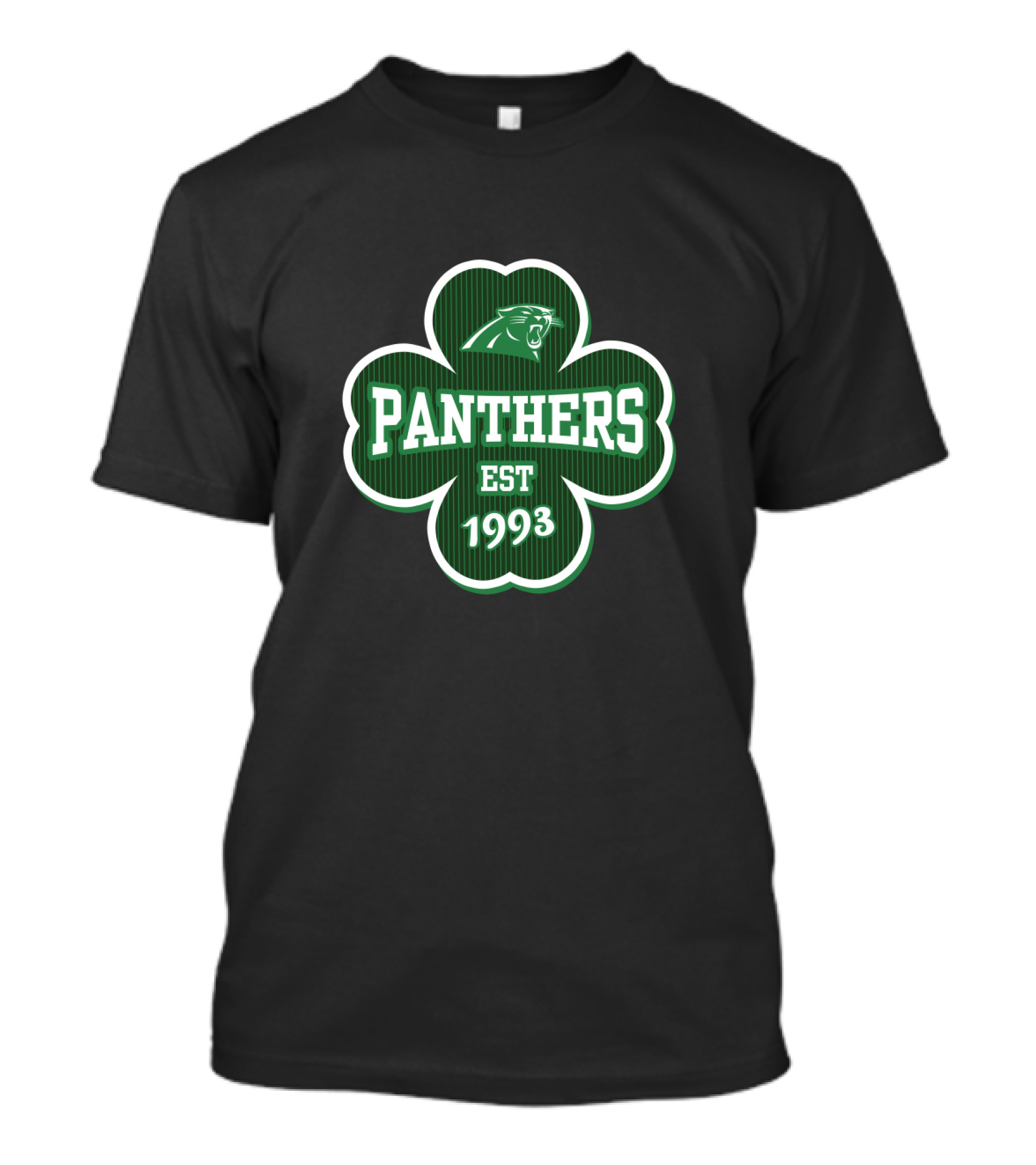 Carolina Panthers Shamrock Est 1993 T-Shirt