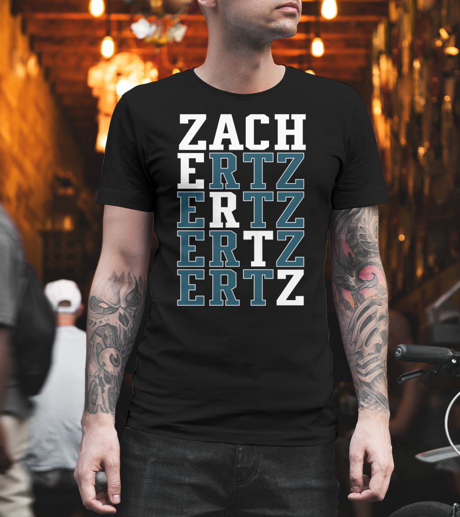 Philadelphia Eagles Zach Ertz Ertz Ertz Ertz Fan T-Shirt