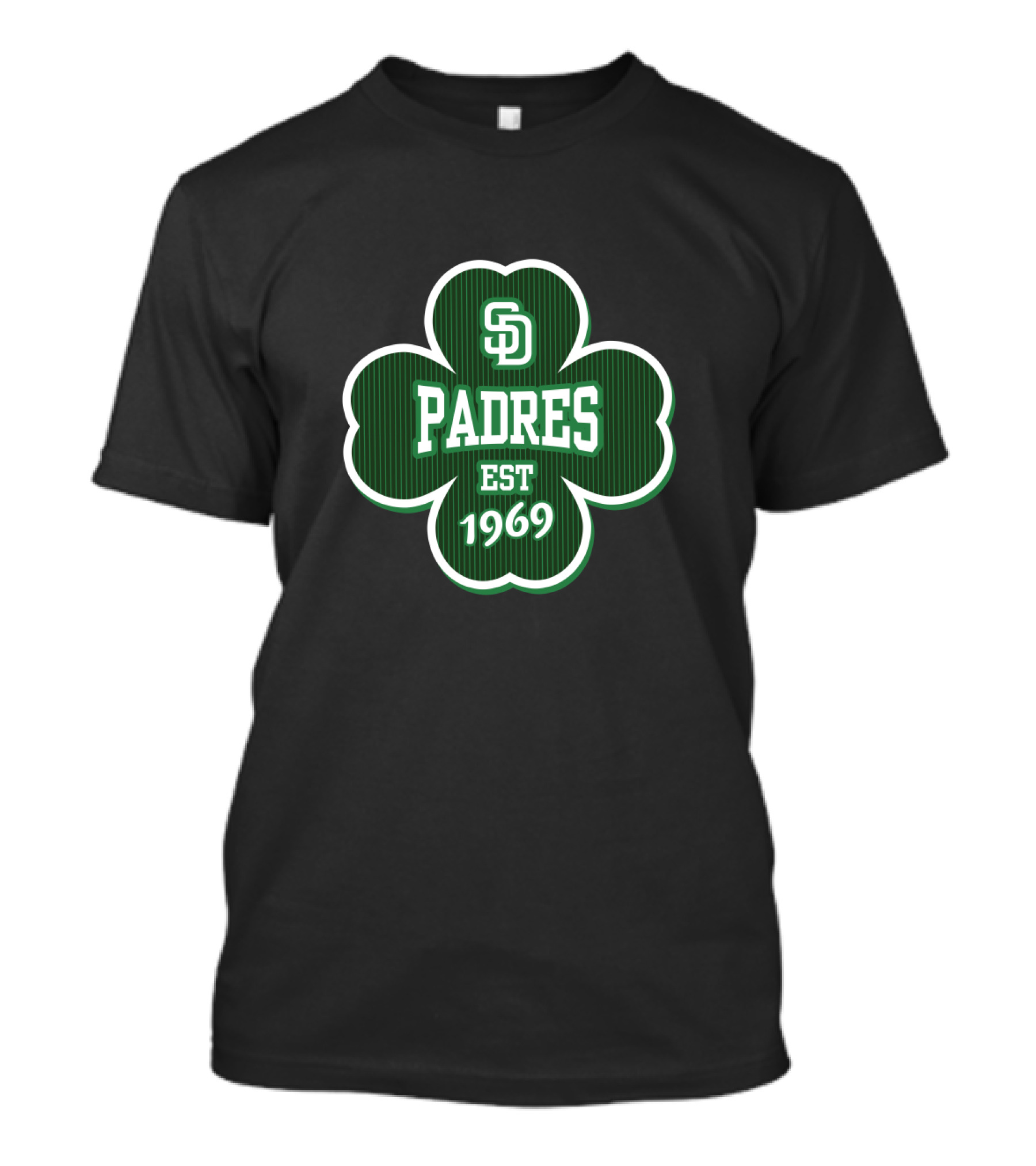 San Diego Padres Shamrock 1969 St Patrick's Day T-Shirt