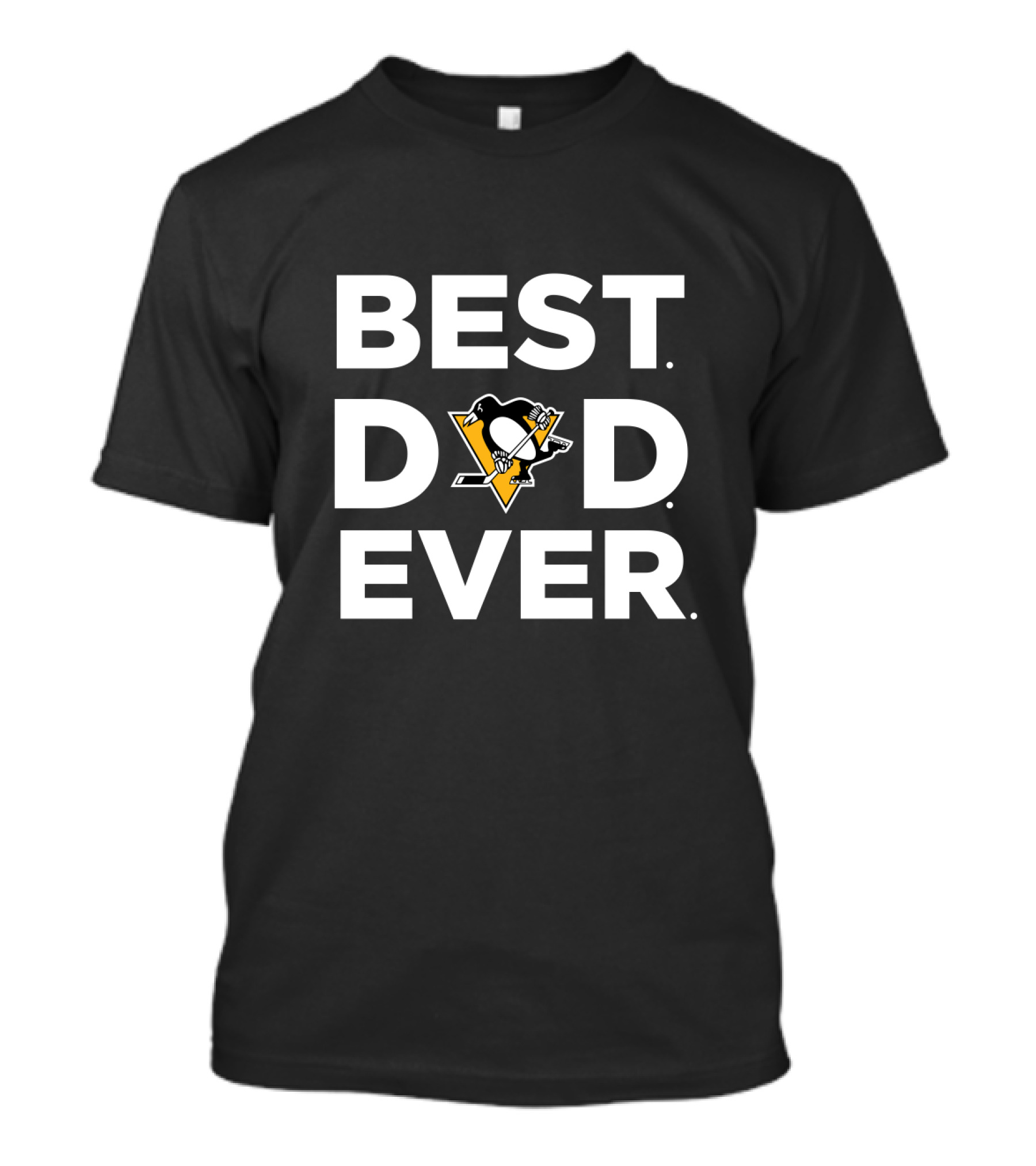 Pittsburgh Penguins Best Dad Ever Gift For Dad T-Shirt