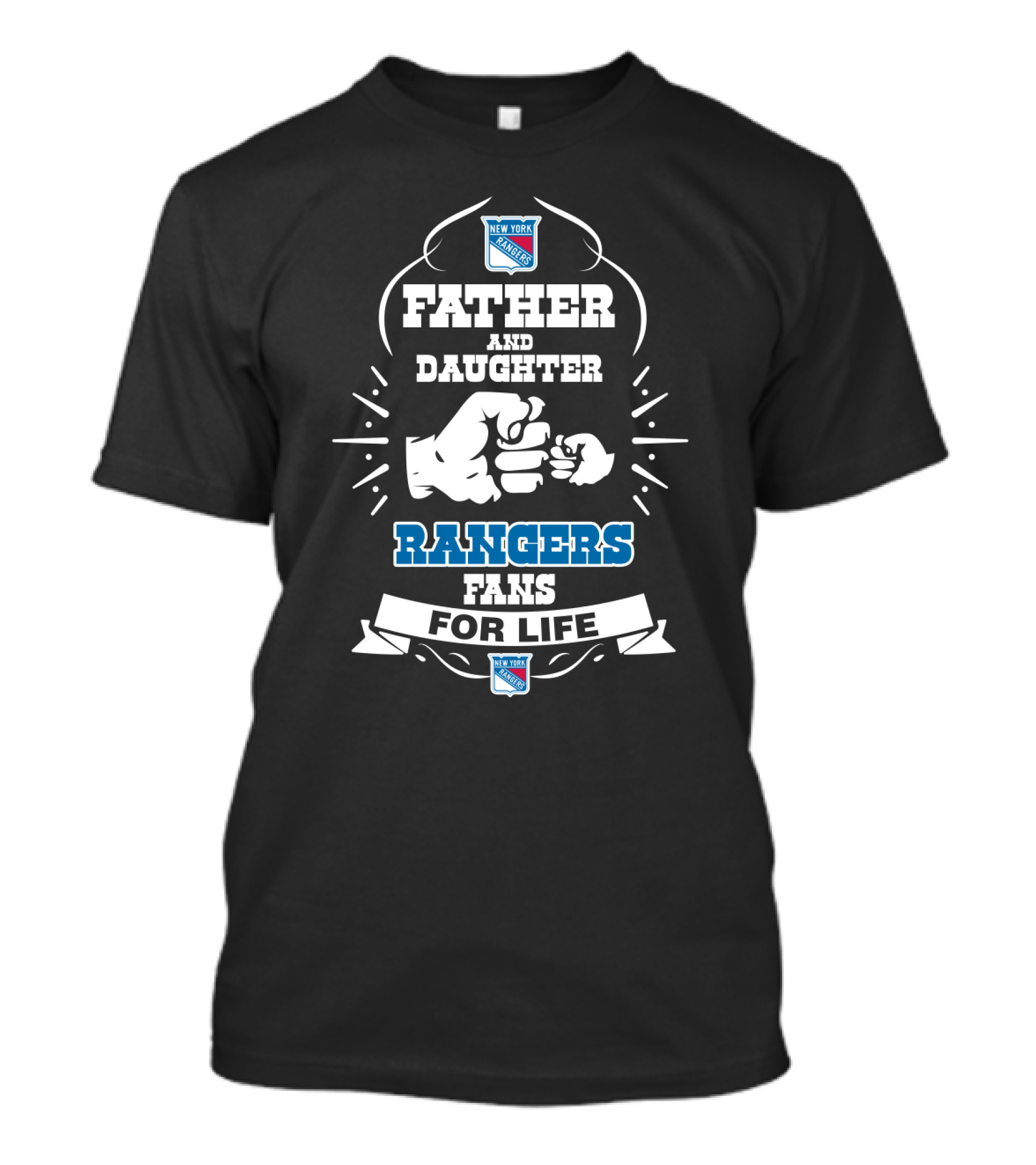Father And Daughter Rangers Fans For Life New York Rangers T-Shirt