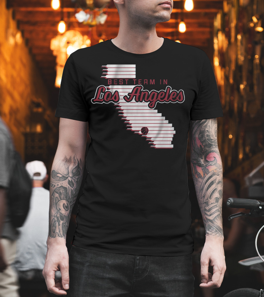 Best Team in Los Angeles ClippersTeam California Basketball T-Shirt