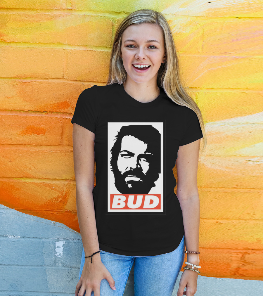 Bud Spencer Tribute Graphic Blockface T-Shirt