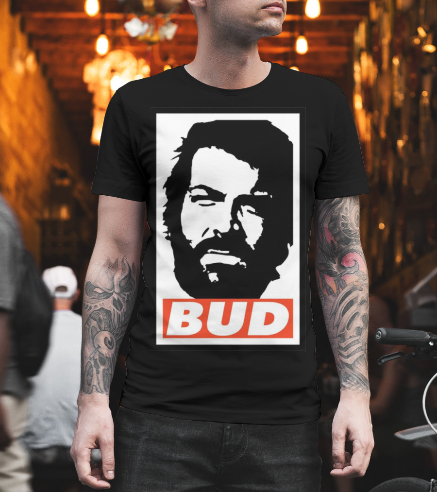 Bud Spencer Tribute Graphic Blockface T-Shirt
