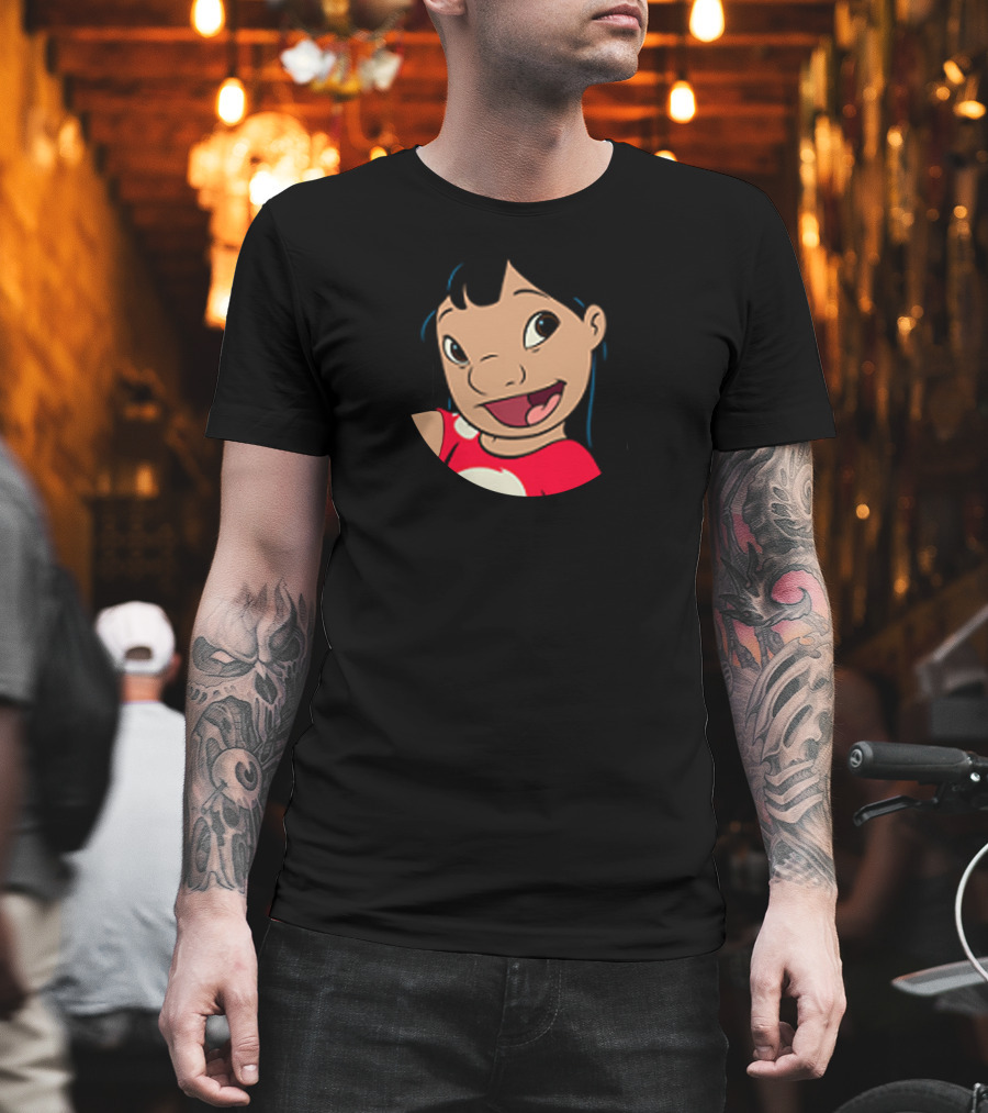 WWLD What Would Lilo Do Varsity Sports Logo Stitch T-Shirt