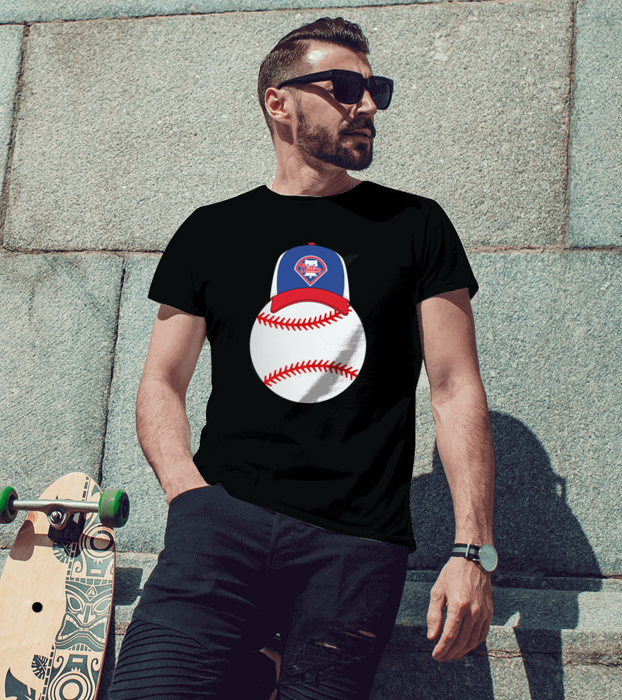 Philadelphia Phillies Mickey Mouse Baseball Hat T-Shirt