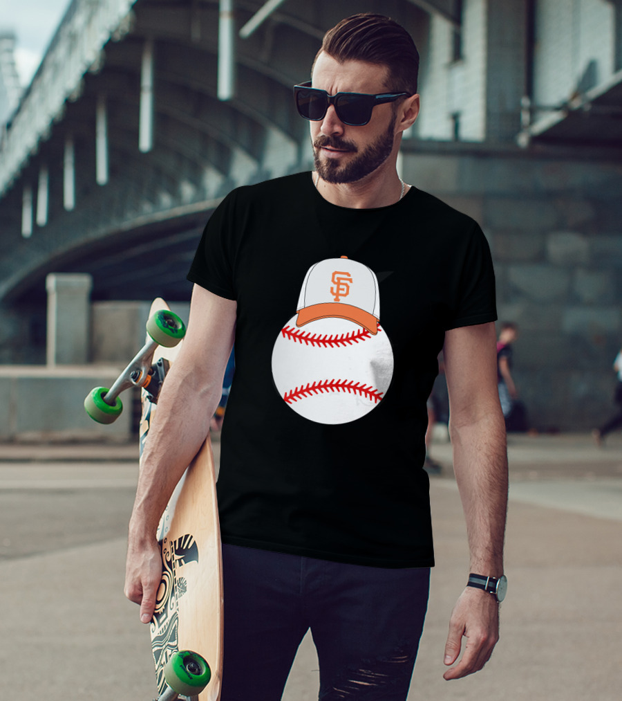 San Francisco Giants Mickey Mouse Ears Baseball Cap T-Shirt