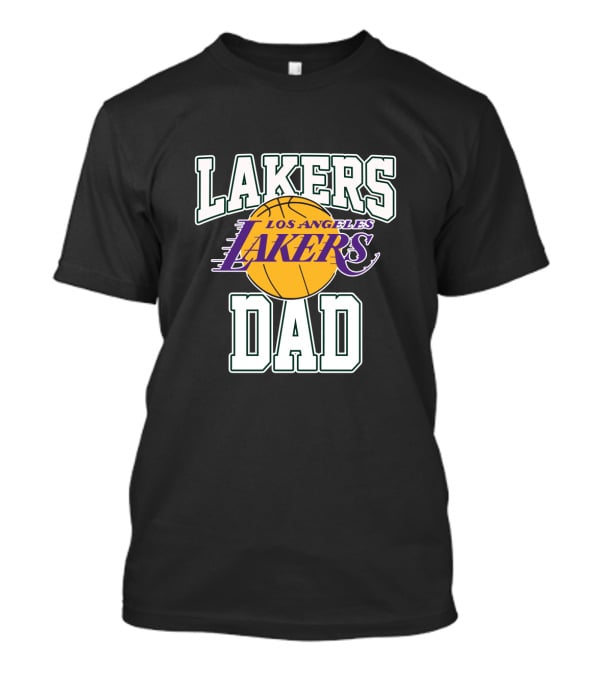 Lakers Dad Los Angeles Lakers Fathers Day T-Shirt