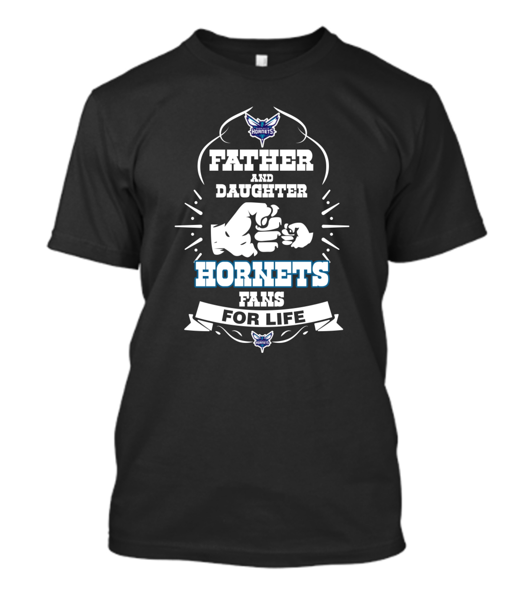 Father And Daughter Hornets Fans For Life T-Shirt
