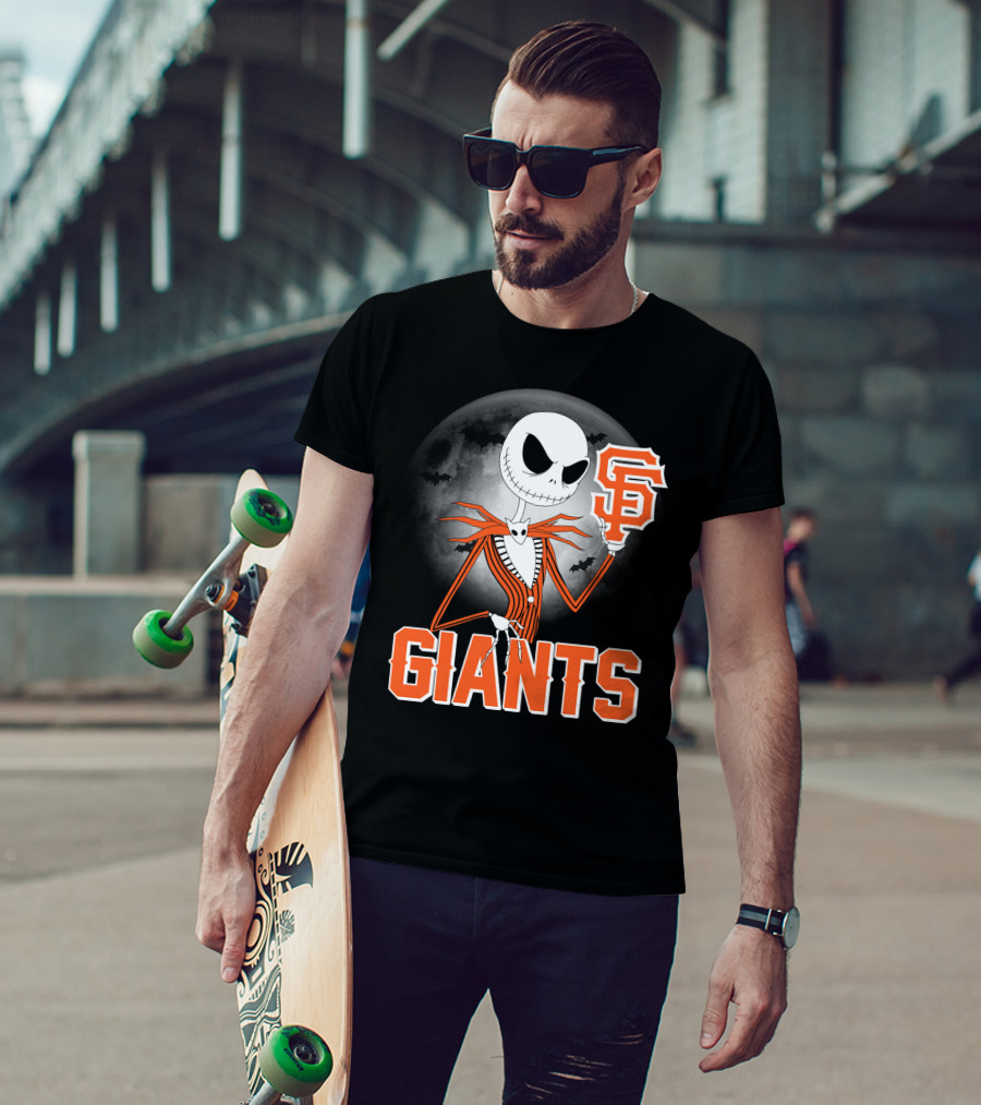 Jack Skellington San Francisco Giants Halloween T-Shirt