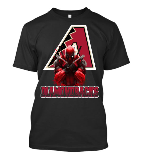 Diamondbacks Deadpool Crossover Fan T-Shirt