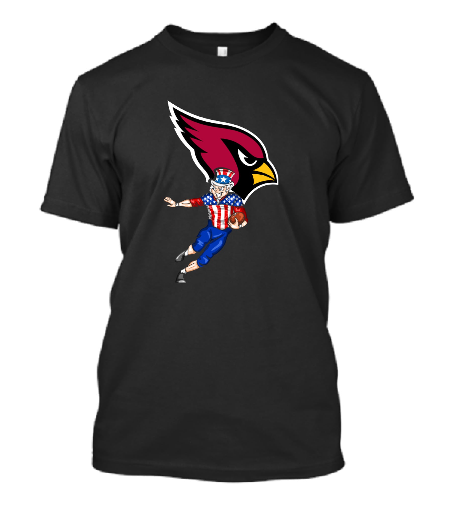 Arizona Cardinals Uncle Sam 4Th July Football Celebration Gear T-Shirt