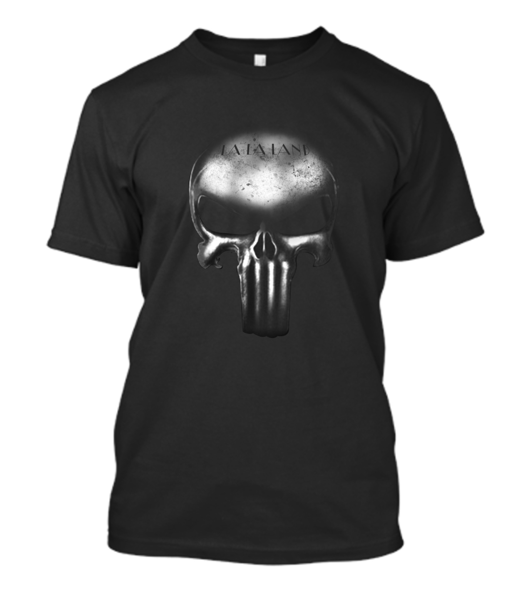 LA LA Land Punisher Skull For LA Clippers Fans T-Shirt