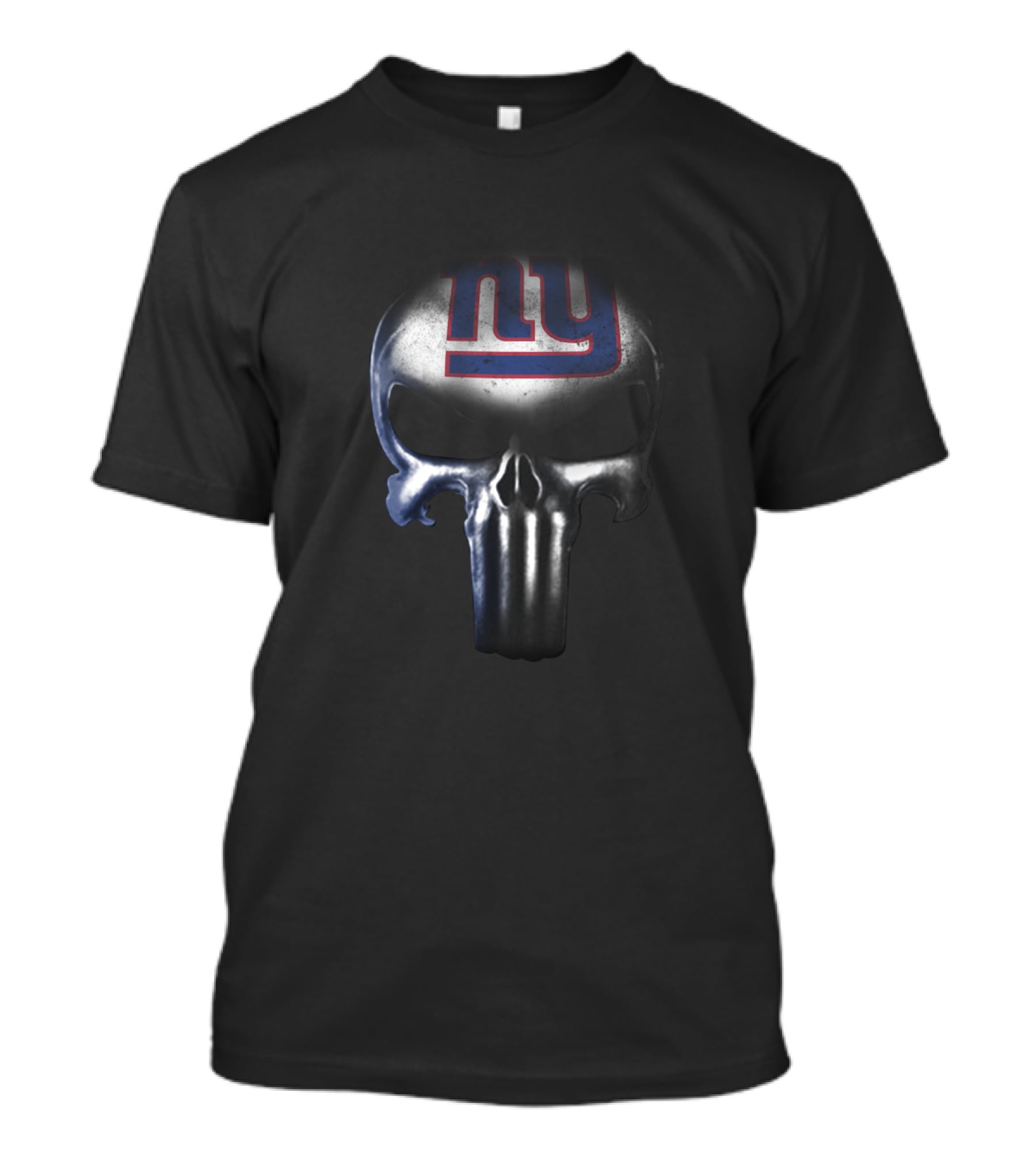 New York Giants Punisher Skull Fan Merchandise T-Shirt