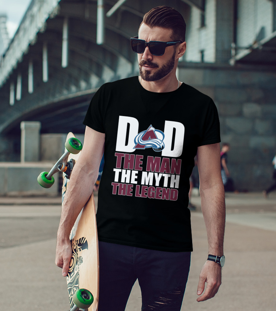 Colorado Avalanche Dad The Man The Myth The Legend T-Shirt