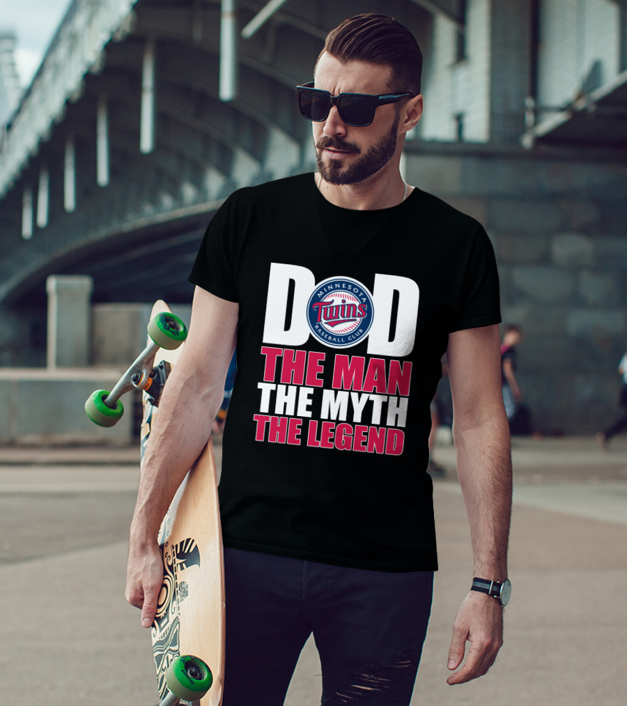 Minnesota Twins Dad Baseball Club The Man The Myth The Legend T-Shirt