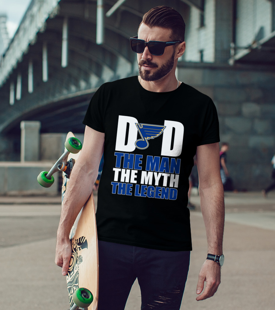 St. Louis Blues Dad The Man The Myth The Legend T-Shirt