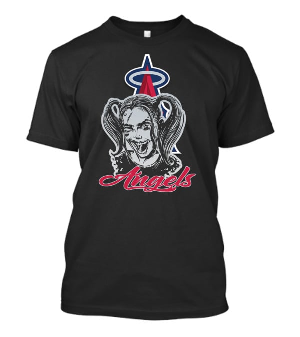 Harley Quinn Angels Los Angeles Baseball T-Shirt