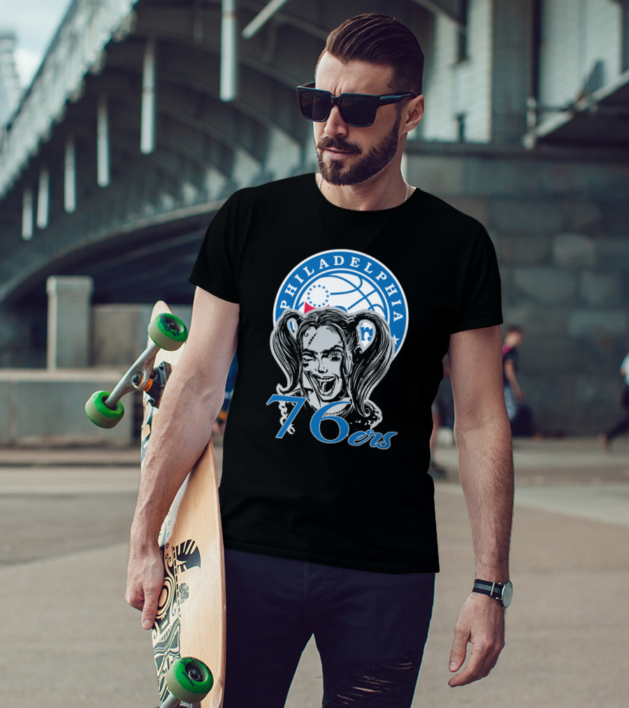 Philadelphia 76ers Basketball Harley Quinn T-Shirt