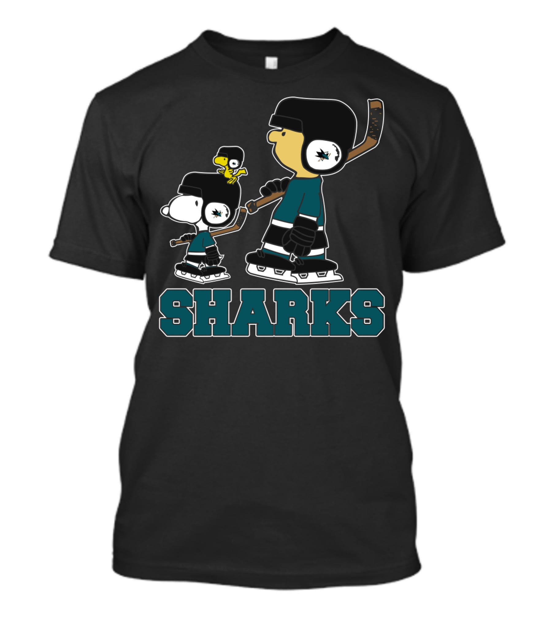 Snoopy Hockey San Jose Sharks Fans T-Shirt