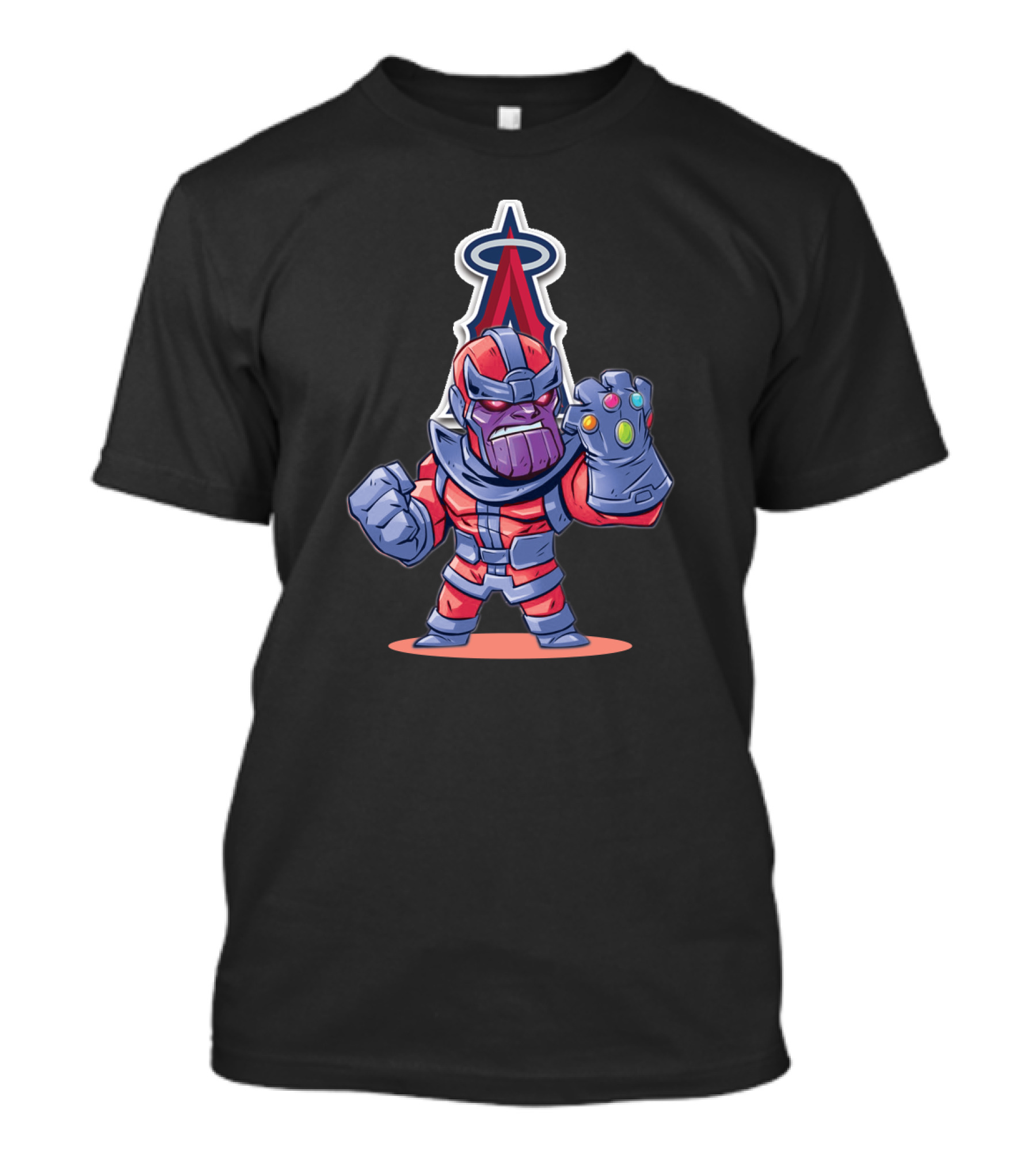 Thanos Los Angeles Angels Infinity Gauntlet Character T-Shirt