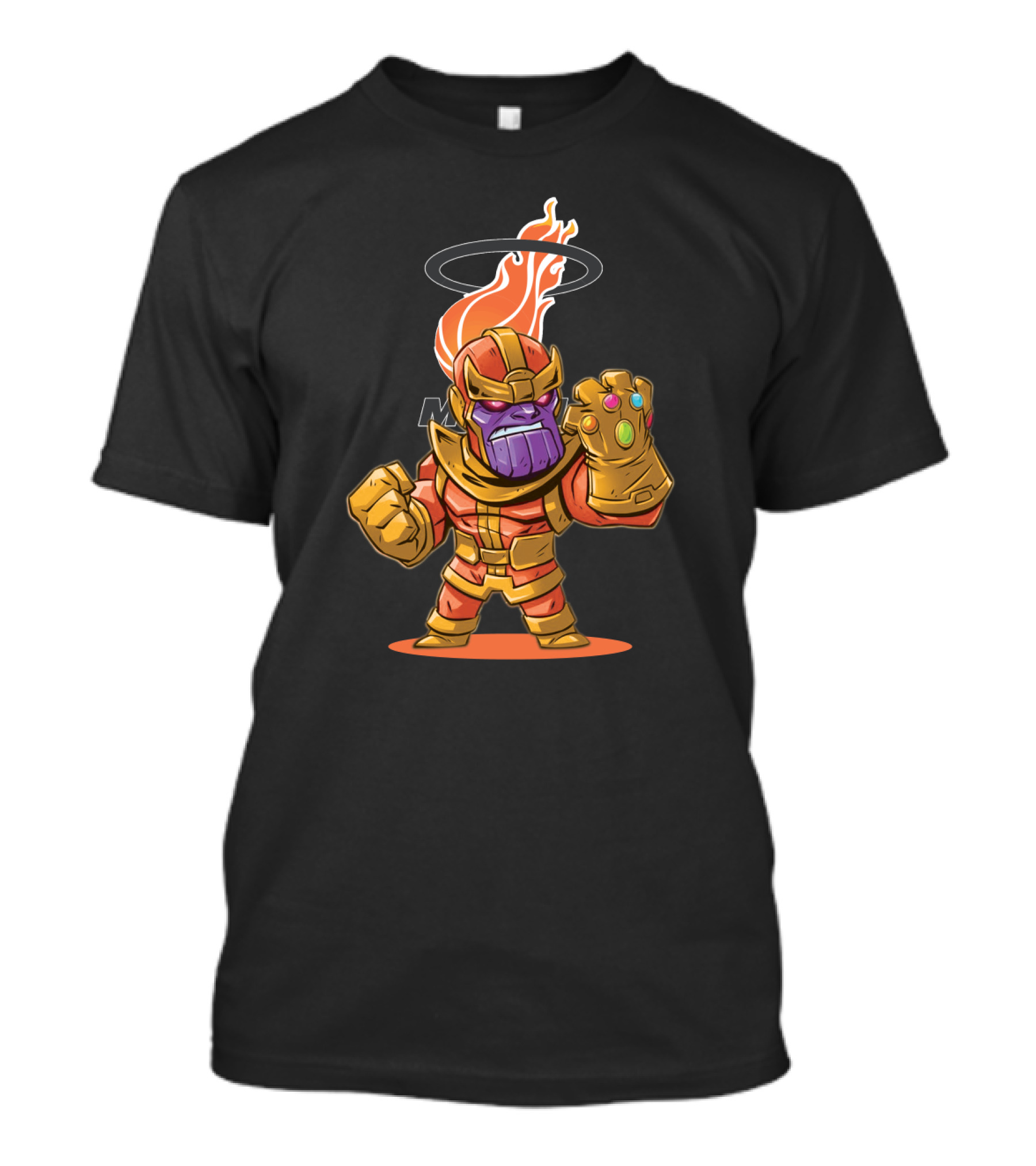 Thanos Infinity Gauntlet Miami Heat Crossover T-Shirt