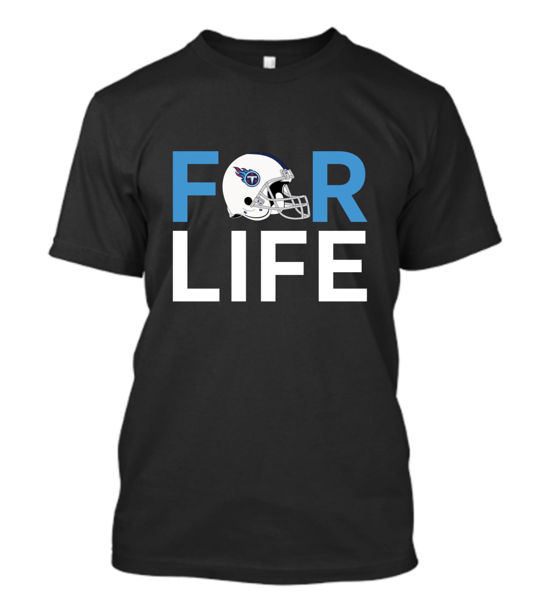 Tennessee Titans Helmet For Life Fans T-Shirt