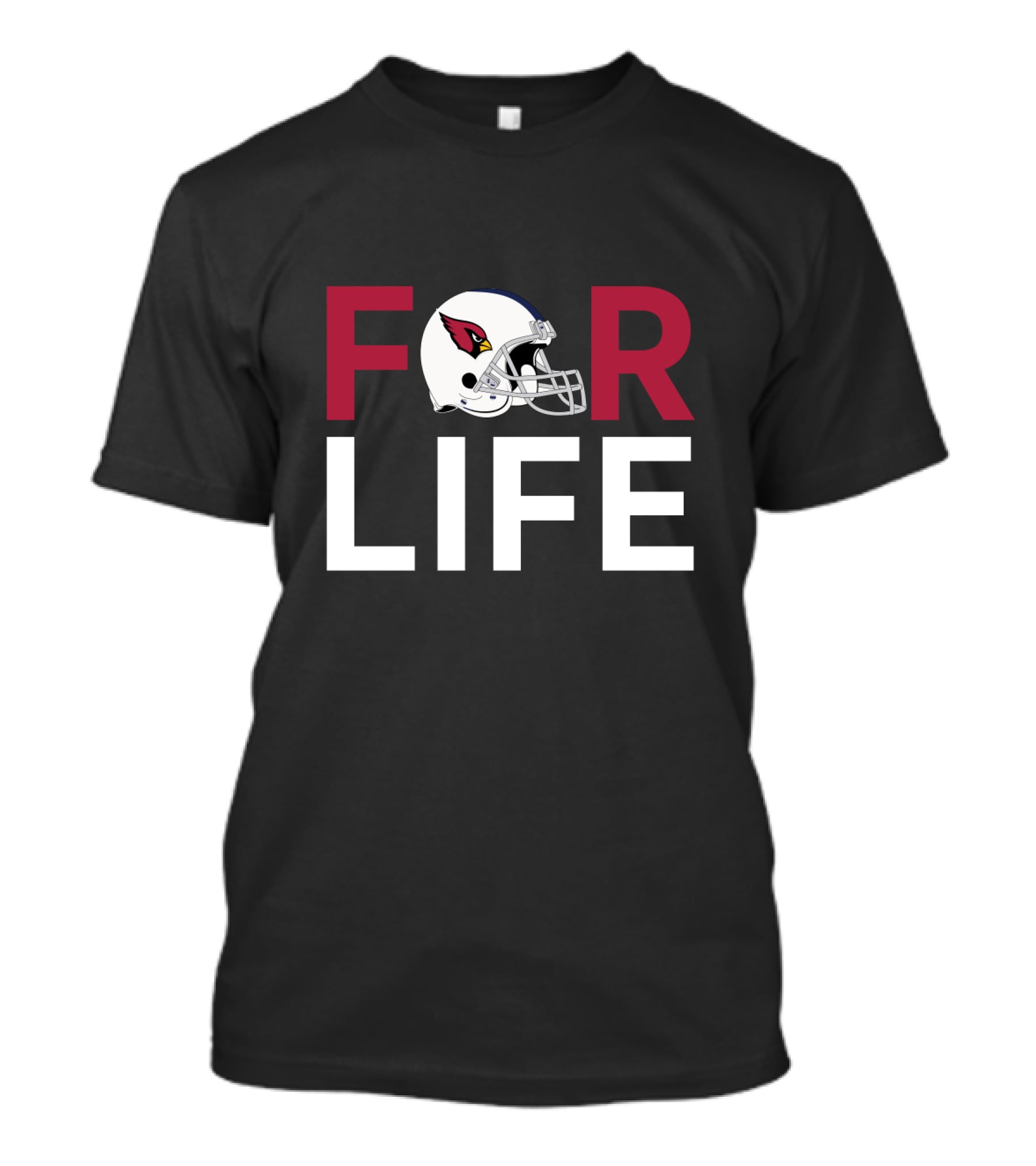 Arizona Cardinals Helmet For Life Fans T-Shirt