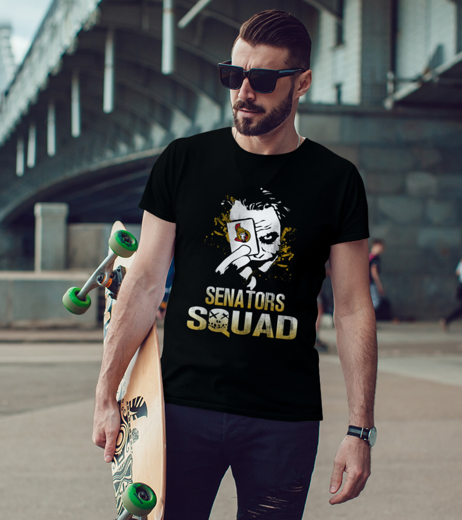 Ottawa Senators Fans Joker Card Senators Squad T-Shirt