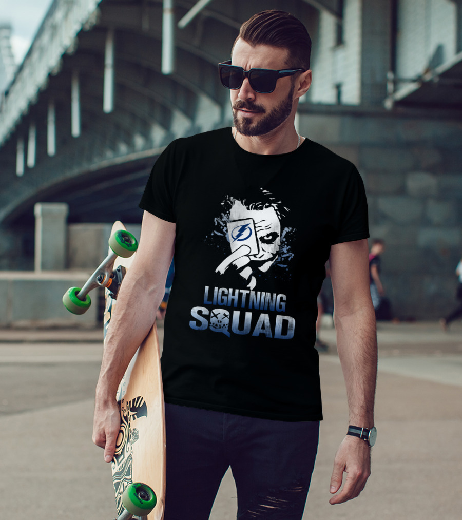 Lightning Squad Joker Card Tampa Bay Lightning Fans T-Shirt