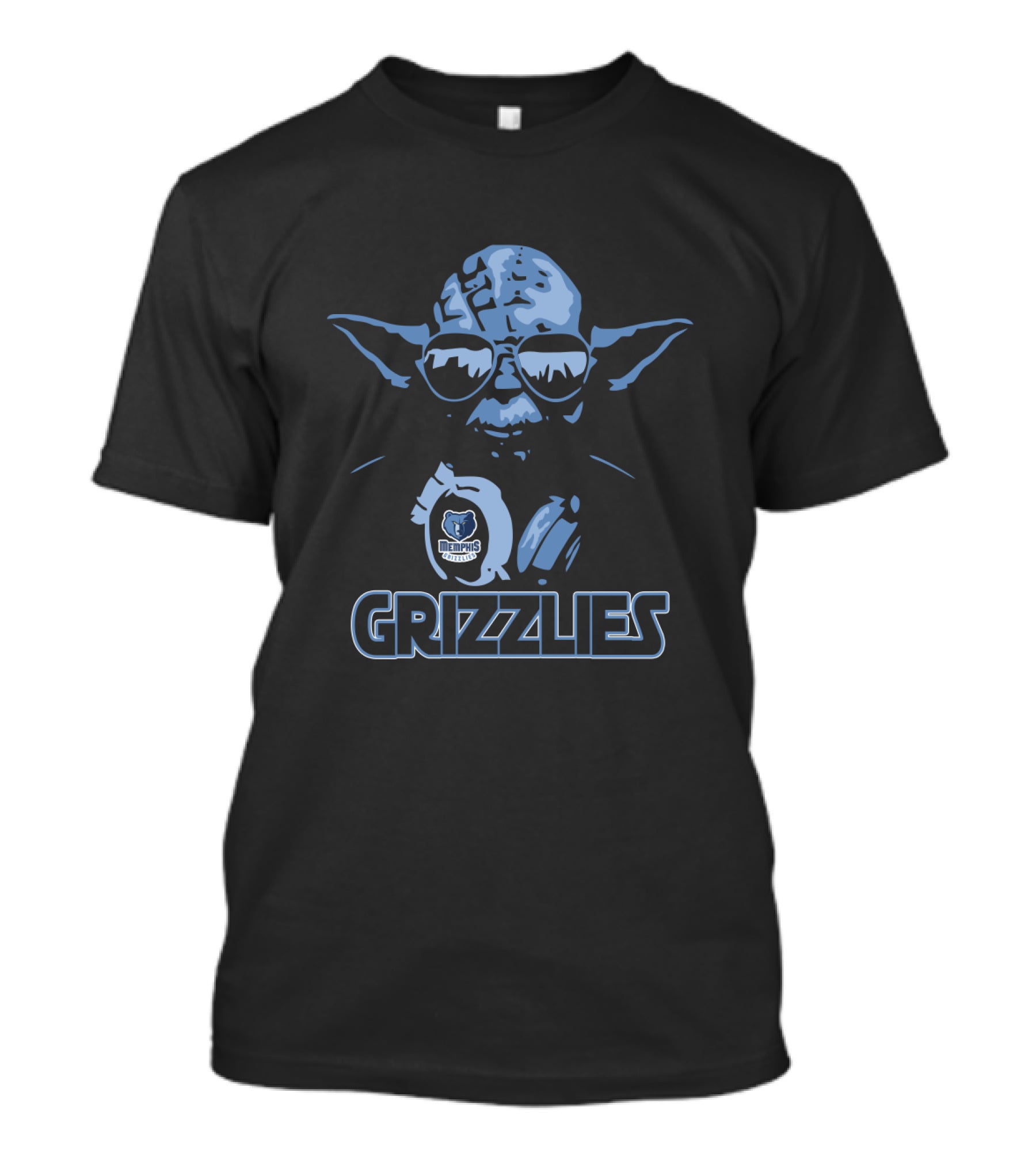 Yoda Memphis Grizzlies Star Wars Fans T-Shirt